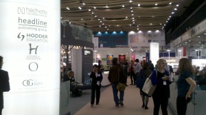 The Hachette stand, to give you an idea of scale